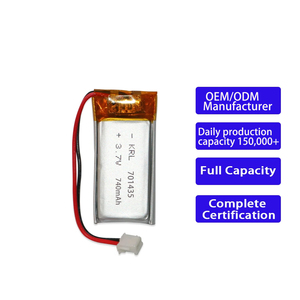 Hochwertige 701435 320mAh Kabellose Sicherheitskamera-Batterie 3,7V Wiederaufladbare Zelle für den Außenbereich - Product Image 1