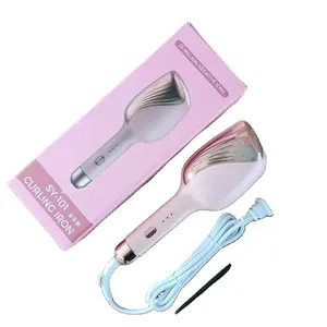 New Xu Hướng Tiêu Cực Ion Curling Sắt Pháp Sóng Trứng Cuộn Thanh 32Mm Mini Tóc Curler Ma Thuật Nước Gợn Sóng Cừu Cuộn Nẹp