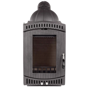 Poêle à bois encastré en fonte de style européen, norme européenne, avec doublure en vermiculite - Product Image 2