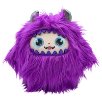 Jouets en peluche super doux avec yeux LED intelligents AI créatifs et mignons, doublure en maille, fonction de conversation, soulagement du stress, couleurs personnalisables
