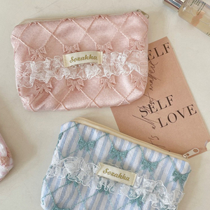 Small Floral Lace Coin Purse Portable <b>Storage</b> <b>Bag</b> for Coins Keys and Sundries Cosmetic <b>Bag</b> - Product Image 2