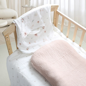 Housse de transat bébé en coton doux 40S de haute qualité, respirante, pour nid d'ange, 45*75CM, ajustement universel pour tout-petits et nouveau-nés - Product Image 1