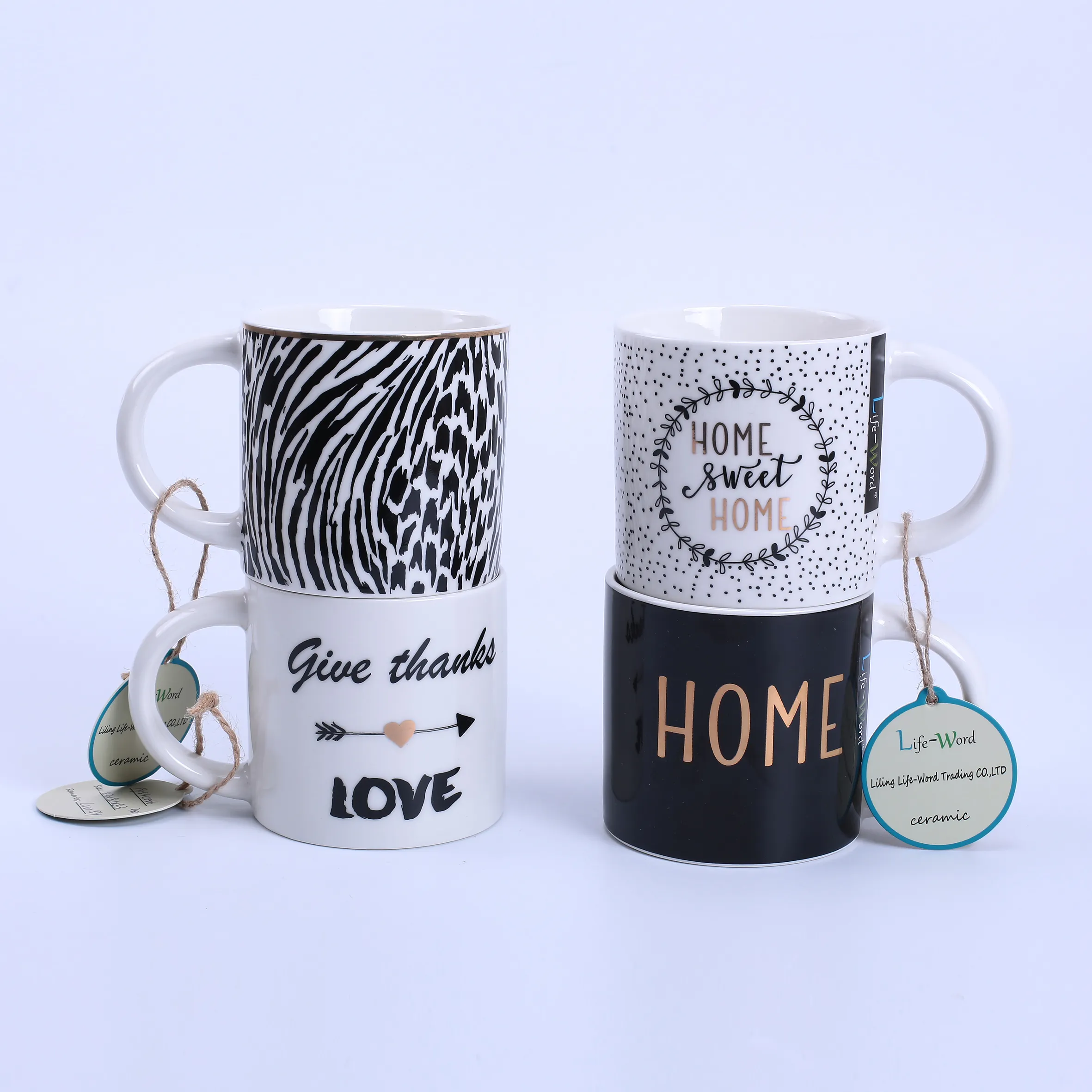 Bán Chạy Nhất Cá Nhân Handmade Glossy Ceramic Cup Cat Cup Tasse Porcelaine