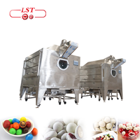 LST 500kg/1000kg Machine d'enrobage de chocolat entièrement automatique pour les noix et les fruits en chocolat, très vendue par le fabricant