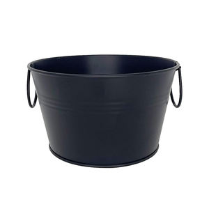 5 pz secchio di ghiaccio in metallo multi-colori spolverato vaso di fiori a buon mercato festa logo formato personalizzato - Product Image 3