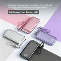Z5 Mini Power Bank 10000mAh Slim Portable USB-C Baterai Eksternal 22.5W Pengisian Cepat untuk Penggunaan Darurat di Luar Ruangan