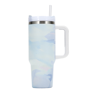 Hot Phong Cách Giảm Giá Lớn Chân Không Cách Điện Du Lịch Cốc Cốc Tự Động 40Oz Hai Lớp Phích Cốc Cốc Bằng Thép Không Gỉ Với Xử Lý - Product Image 4