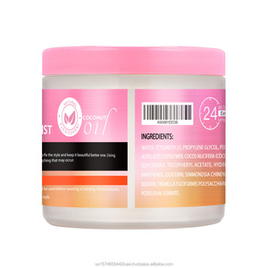 Gel Coiffant Fixation Forte Parfum Fraise Non Gras pour Tresses, Locks et Twists – Contrôle des Frisottis – Végan – Logo Personnalisable - Product Image 5