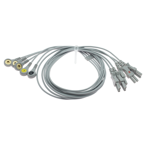 Consumibles Médicos Compatibles con Spacelabs, Cables de ECG Ultraview SL 90367, Cable de ECG de 5 Derivaciones Ultraview con Conector a Presión IEC - Product Image 4