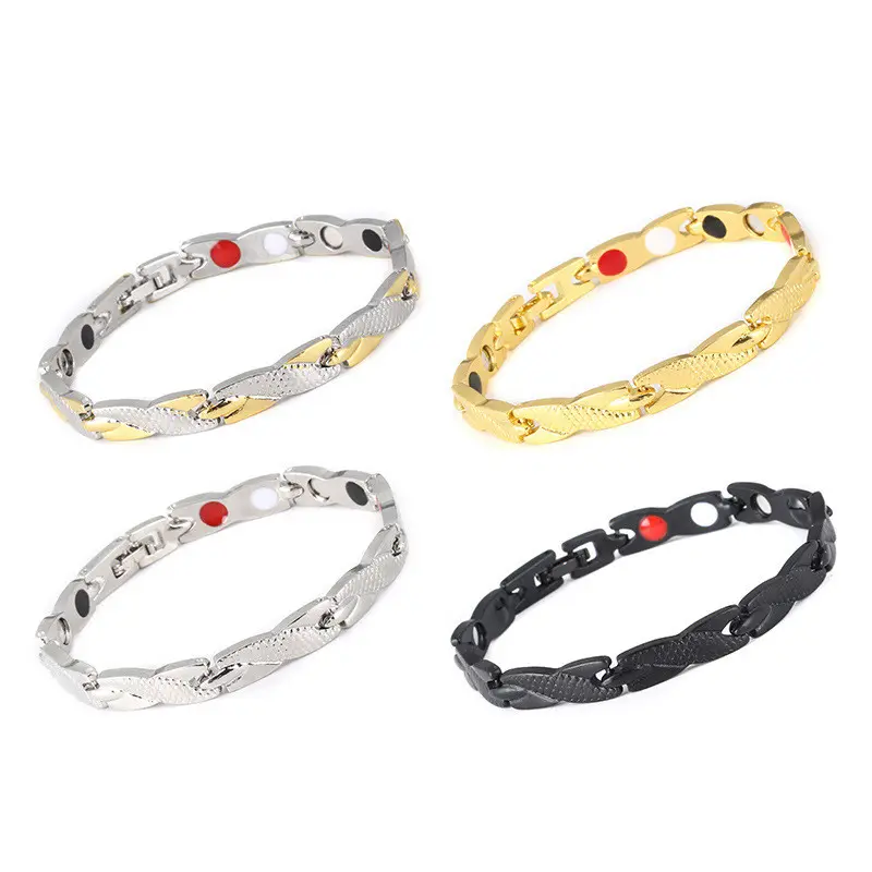 Frauen Mode Magnetfeld therapie Armband: Balance Schmuck Therapeut ische Energie lindern Arthritis Karpal tunnel Schmerz kraft Germanium