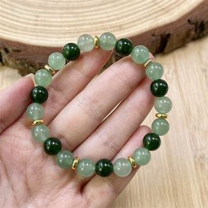 Bracelet en pierre naturelle avec perles de verre colorées pour le nettoyage des chakras, support fiable pour le dropshipping et suivi en temps réel - Product Image 3