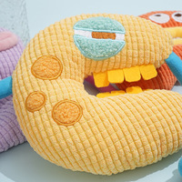 Nouveau jouet sonore en peluche en forme de lettre pour chiens et chats - Jouet anti-ennui, d'entraînement et de dentition, taille petite/moyenne JF-X0375