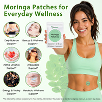 CertNatrls Patch Transdermique Moringa avec Berbérine NAD+ pour le Contrôle de l'Appétit, la Perte de Poids et le Soutien du Métabolisme – Patchs Moringa