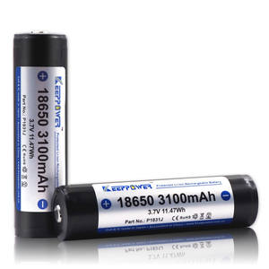 <span class=keywords><strong>KeepPower</strong></span> — batterie li-ion, rechargeable, 3100mAh, <span class=keywords><strong>18650</strong></span> V, protection P1831J, 3.7 - Product Image 1