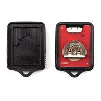 XHORSE XKFO22EN Wired Remote Key for Models 4 Buttons Split Square Car Remote Key VVDI KEY TOOL Black/Red Plastic