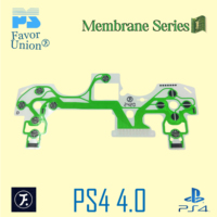 FPM-GE0ML02N Pièces de rechange PS4 4.0 de haute qualité : Film de carbone, Membrane de circuit de clavier FPC, Potentiomètres rotatifs, Réostats