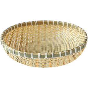 Keranjang anyaman rotan kerajinan bulat untuk melayani roti dan makanan solusi penyimpanan bergaya - Product Image 5