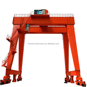 رافعة جسرية مزدوجة العارضة بتحكم كابيني 20 طن طراز MG للاستخدام في المصانع - Product Image 1