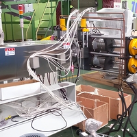 Macchina granulatore cambia schermo per plastica