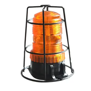 Véhicule robuste LED voyant stroboscopique tension cc 12-110 chariot élévateur clignotant balise résistance aux vibrations et aux chocs Cage en métal