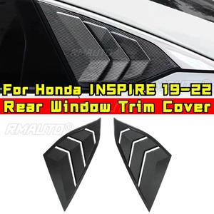 Para Honda INSPIRE 2019-2022, kit de embellecedores de ventana trasera triangular tipo aleta de tiburón, embellecedor de ventana de ventilación lateral trasera, modificación de cubierta. - Product Image 1
