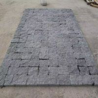 Vente directe d'usine, pavés en granit noir foncé à surface naturelle, modèle G654, design moderne, durable, respectueux de l'environnement, garantie 5 ans