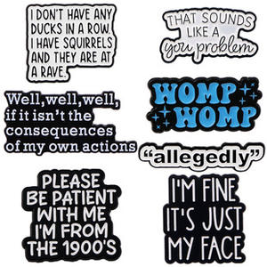 Pins de Esmalte Personalizados con Frases Inspiradoras y Divertidas, Broches, Insignias de Solapa, Regalo para Niños y Amigos - Product Image 2