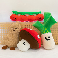 Coussin Ours Série Légumes Adorable, Peluche Ultra Douce en Coton PP, Lavable, Rechargeable, Coussin d'Anniversaire
