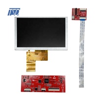Pantalla lcd ips de 800x480, módulo lcd tft de 5 pulgadas, gran angular de visión, Protocolo HMI UART