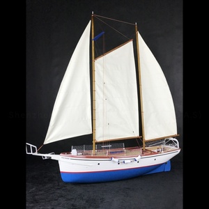 Modelo de <span class=keywords><strong>Velero</strong></span> Hecho a Mano, Alta Calidad de Fabricación, Regalo Náutico Personalizado, Modelo de <span class=keywords><strong>Velero</strong></span> de Plástico de 100 cm XGHT - Product Image 1