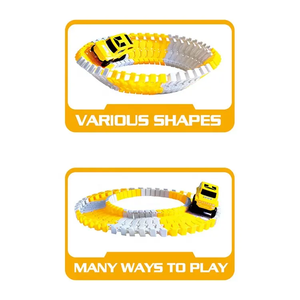 KSF Construcción de Vehículos Pistas de Carreras Educación DIY Ensamblar Pista de Coche Con Pista de Coche de Ingeniería para Niños Juguetes para Niños - Product Image 2