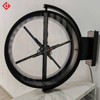 Projecteur holographique 50cm à livraison rapide avec ventilateur d'hologramme 3D d'équipement publicitaire LED de contrôle d'application