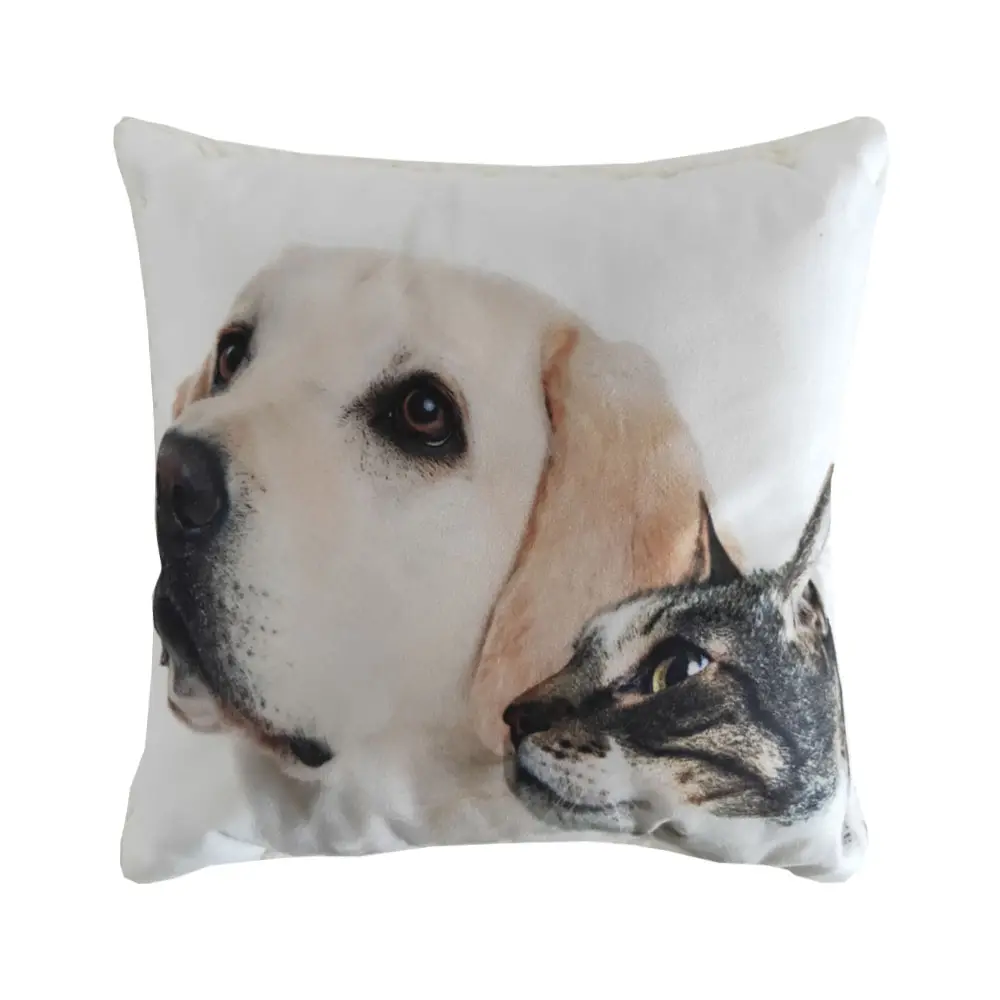 Petit coussin décoratif design classique pour chien, housse de coussin pour chambre d'enfant taille 25x25cm ou housse de coussin personnalisée