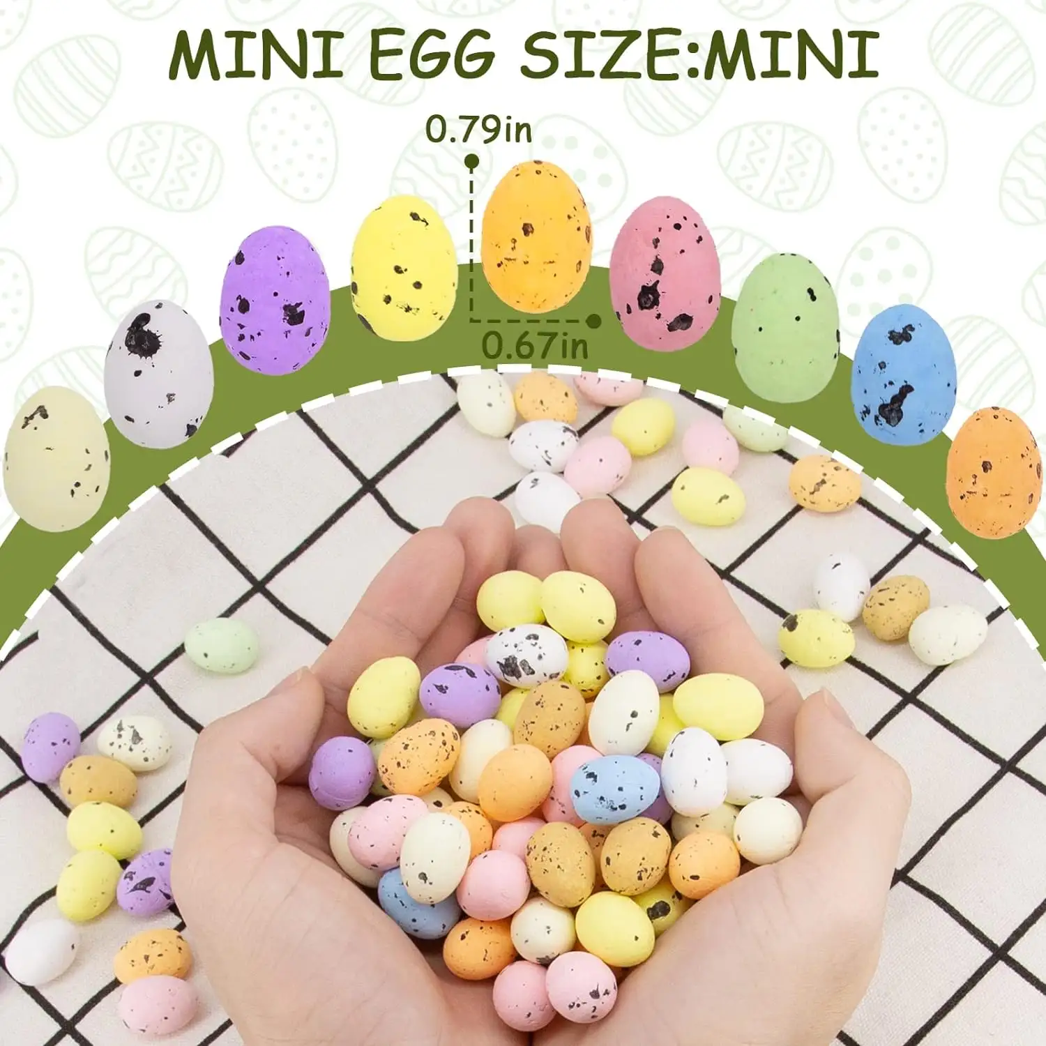 Mini uova di Pasqua colorate set di feste a tema di Pasqua forniture per feste piccole uova in schiuma giocattoli decorazioni regalo per bambini