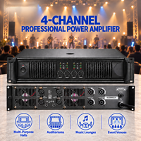 Amplificateur de puissance numérique professionnel ARVOX à 2 canaux pour les spectacles sur scène et les systèmes musicaux