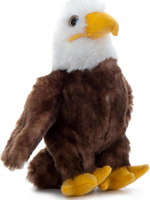 Peluche Aigle Chauve de la Ferme des Animaux, en Polyester, 6 Pouces, Cadeau pour Enfants