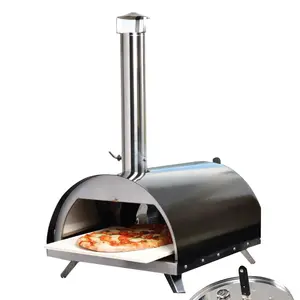 Factory cheaper price portable mini pellet charcoal BBQ grills pizza oven garden wood outdoor pizza oven