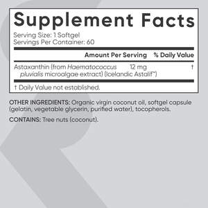 Cápsulas Blandas de Astaxantina Islandesa de Triple Potencia, Apoyo Antioxidante, Beneficios para la Salud de la Piel y los Ojos, Bienestar Diario para Adultos - Product Image 2