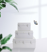 Boîtier extérieur de boîte de jonction électronique en plastique ABS étanche IP66 personnalisé avec une durabilité et une protection élevées