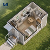 Maison Modulaire Portable à Assemblage Rapide, Taille Personnalisée, Bureau Amovible, Magasin, Verre Trempé MJIAMJU 1