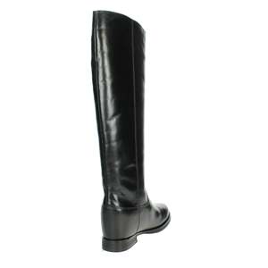 Bottes hautes pour femmes, noires, taille 39, talon plat - Product Image 3