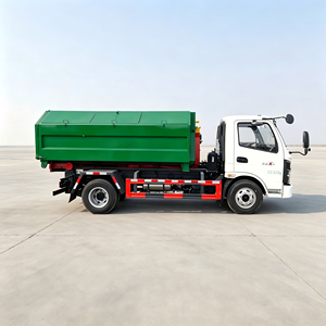 Camión de Basura Forland Aochi X2 con Cargador de Gancho, Versión de Exportación, Contenedor Desmontable de 6m³ para Residuos Domésticos, Vehículo de Saneamiento - Product Image 2