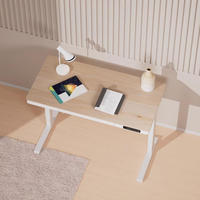 Table de travail ergonomique pour ordinateur avec tiroirs, bureau réglable en hauteur électrique pour la maison et le bureau
