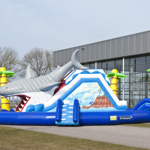 Toboganes de <span class=keywords><strong>piscina</strong></span> inflable para niños, Parque Acuático inflable grande y barato, <span class=keywords><strong>Guerra</strong></span> de Las Galaxias - Product Image 3