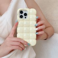 Ins Macaron oeuf bouffée TPU Protection souple antichoc accessoires de téléphone portable couvre étui pour iPhone 11 12 13 14 15 16 Pro Max