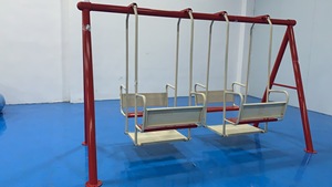 Tương tác kép phải đối mặt với <span class=keywords><strong>Swing</strong></span> cho vui chơi ngoài trời trẻ em mạnh mẽ của sân chơi nhựa trượt hoàn hảo cho khu vườn công viên trường học - Product Image 5