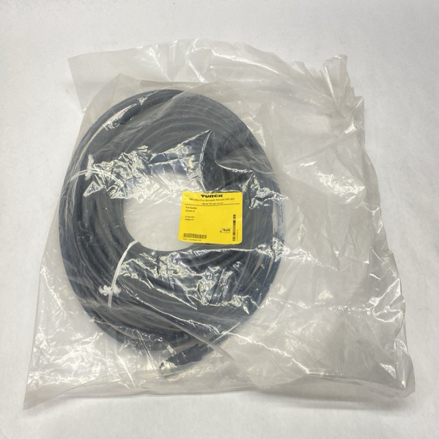 RKP46PS30 Power Cordset Single Ended Female M12 4Pin 30m for Plc