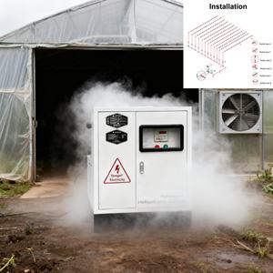 Fabrik preis Heißer Verkauf Hochdruck-Kalt nebel maschine Boden rauch maschine Nebel maschine für Nebels ystem - Product Image 1