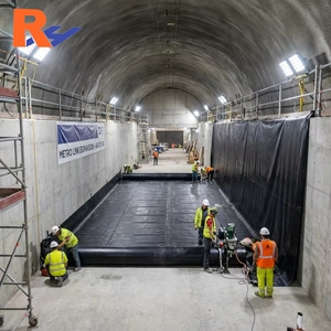 Bâche en géomembrane HDPE texturée pour pisciculture de tilapias, imperméable, pour l'élevage de poissons, tunnel et revêtement de décharge HDPE - Product Image 1