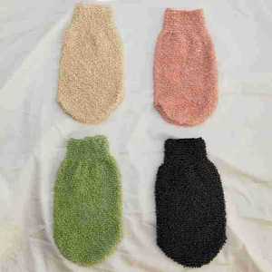 Mitaines <span class=keywords><strong>de</strong></span> Douche en Loofah Naturel et Doux, Gants <span class=keywords><strong>de</strong></span> Bain en Chanvre pour l'Exfoliation <span class=keywords><strong>de</strong></span> <span class=keywords><strong>la</strong></span> Peau, et <span class=keywords><strong>Gant</strong></span> <span class=keywords><strong>de</strong></span> <span class=keywords><strong>Toilette</strong></span> pour le Gommage Corporel et le Nettoyage - Product Image 4
